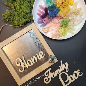 DIY Moss Wall Art.  Art Kit.