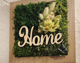 DIY Moss Wall Art.  Art Kit.