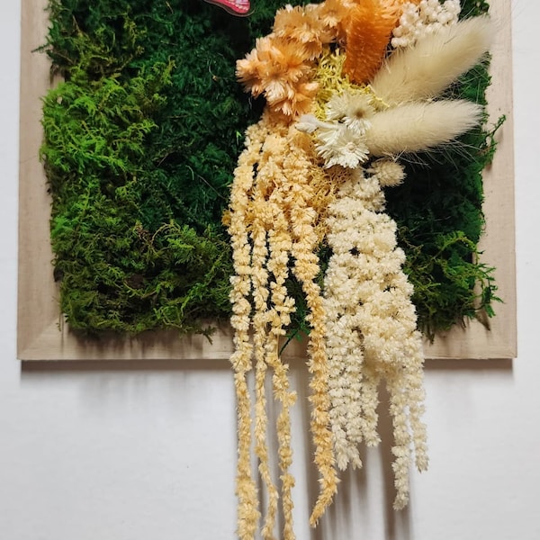 DIY Moss Wall Art.  Art Kit.