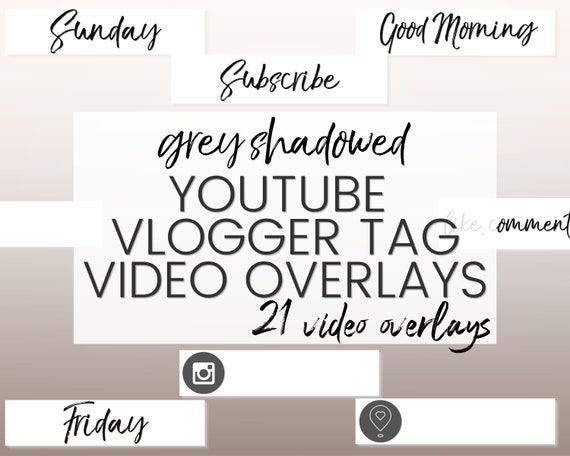 YouTube Video Overlay - YouTube Button - YouTube PopUp Tag - YouTube Video Tag - YouTube Subscribe Button - YouTube Editing - YouTuber - PNG