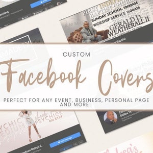 Custom Facebook Cover - Facebook Event Cover - Facebook Page Cover - Facebook Cover Photo - Facebook Page - Facebook Event - Custom Branding