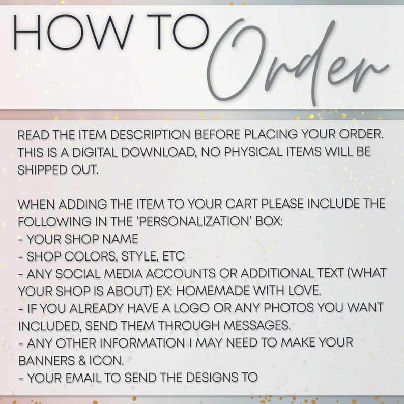 Etsy Shop Designs Etsy Shop Starter Kit Custom Etsy Shop Branding Custom Etsy Banner Custom Etsy Icon Custom Etsy Shop Kit Etsy