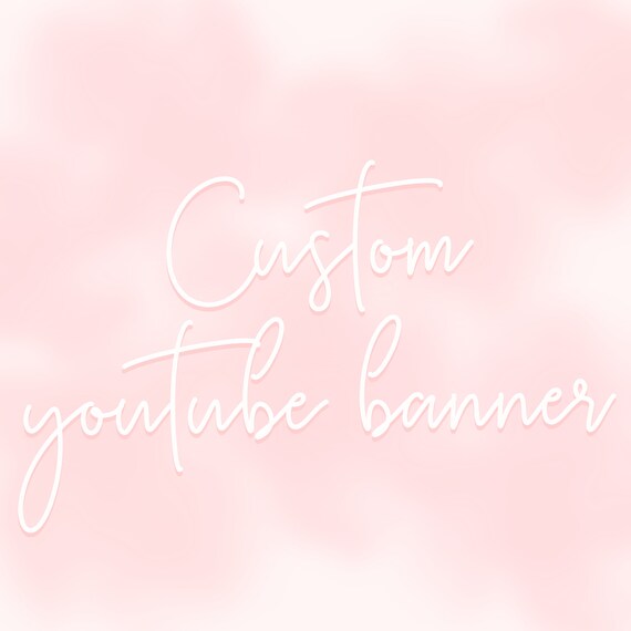 Youtube Banner Custom Youtube Banner Youtube Channel Art Etsy