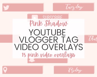 YouTube-videoöverlägg - YouTube-knapp - YouTube-vloggartagg - YouTube-videotagg - YouTube-prenumerationsknapp - YouTube-redigering - YouTube