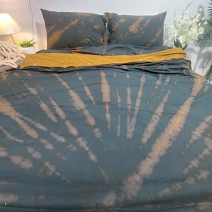 AntarMana Special Sanganeri tie dye 100% Cotton Duvet Cover/printed duvet /bedspread cover/comforter/bohemian bedding/boho duvet