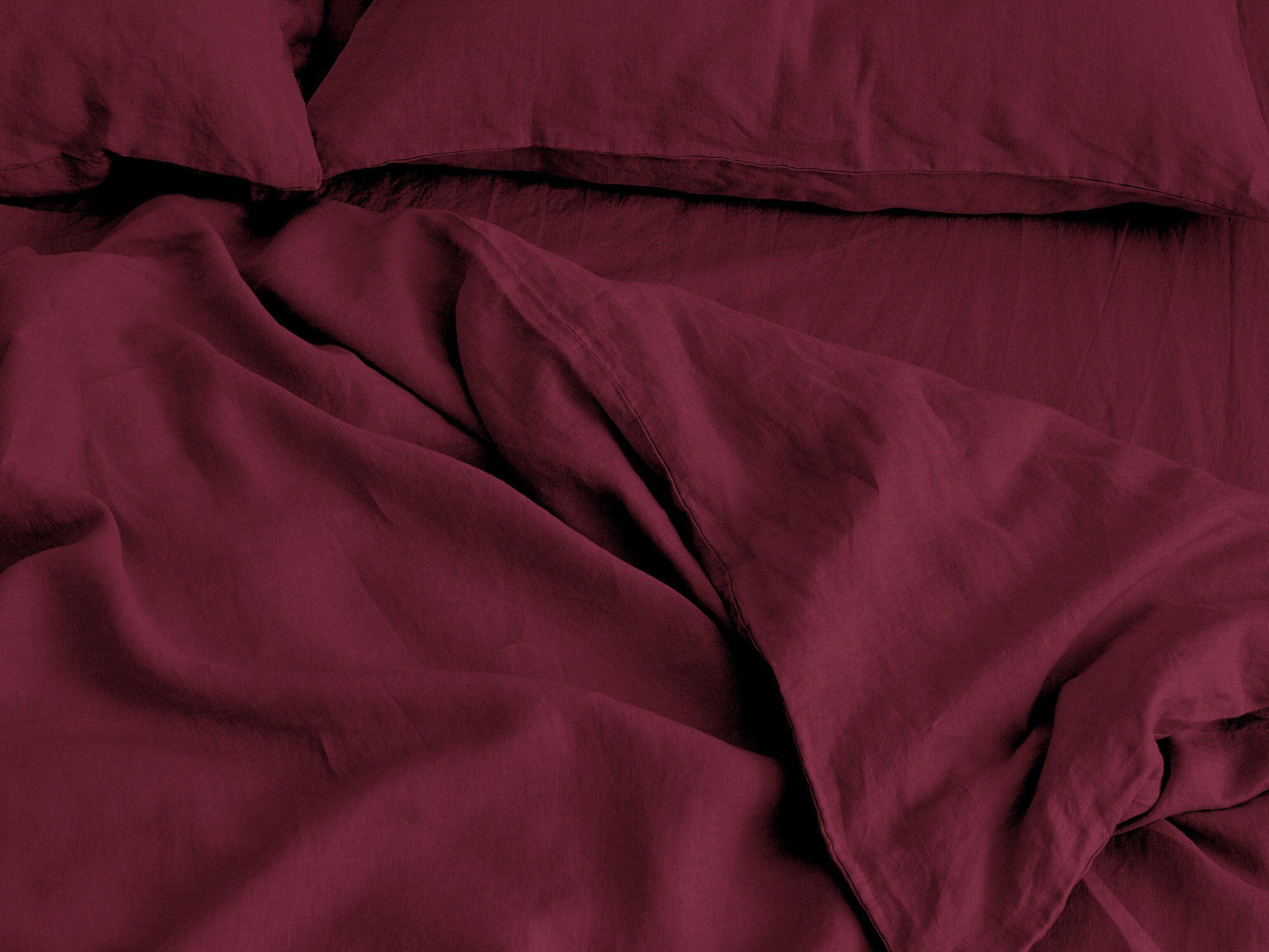 100Cotton Duvet Cover in Maroon/ Cotton bedding Duvet Cover/ Etsy