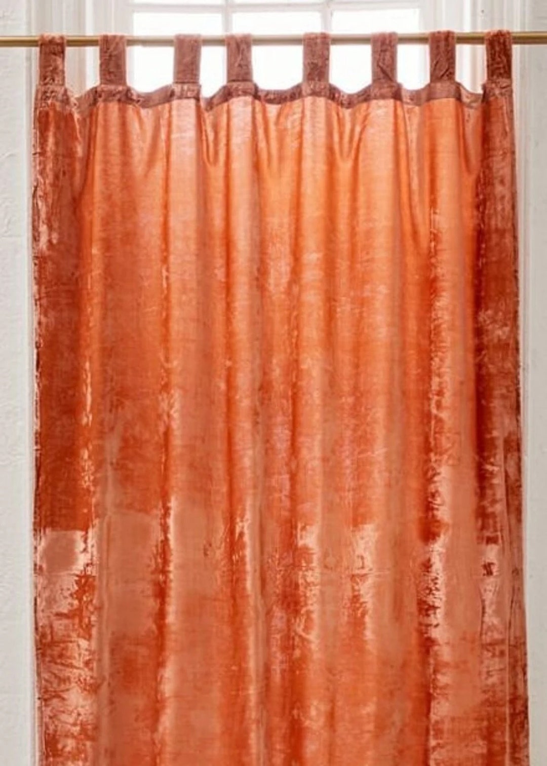 Rose Velvet Curtains Window Living Room Curtain Extra Large Velvet