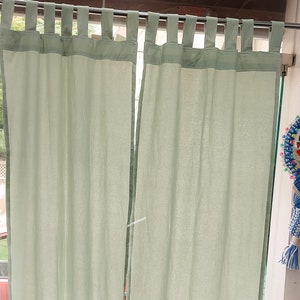 Cortinas Color Verde