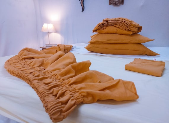 Mustard bed skirt 2025
