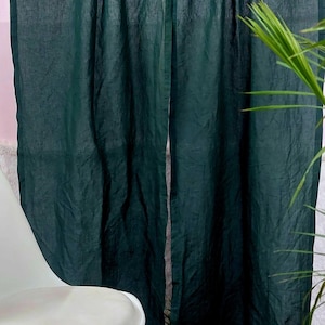 Bohemian Curtain,100% Cotton Window Curtains Drapes Door 2 Panels For Bedroom Boho Tassel Curtain Emarlled Curtain Panel, Living Room