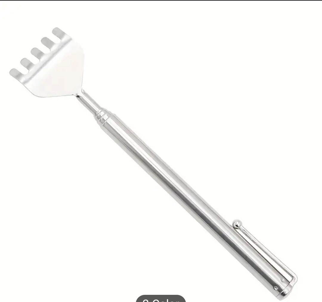 Adjustable Back Scratcher Stainless Steel Back Massage Etsy