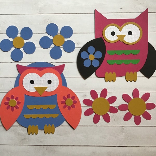 Owl Die Cut Etsy