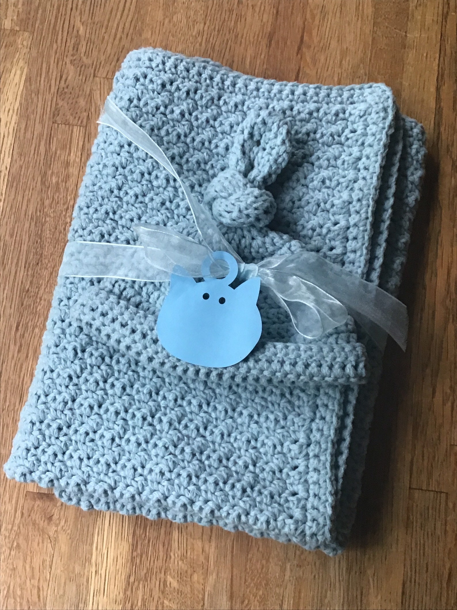 Crocheted preemie blanket set / crocheted baby gift set / Etsy