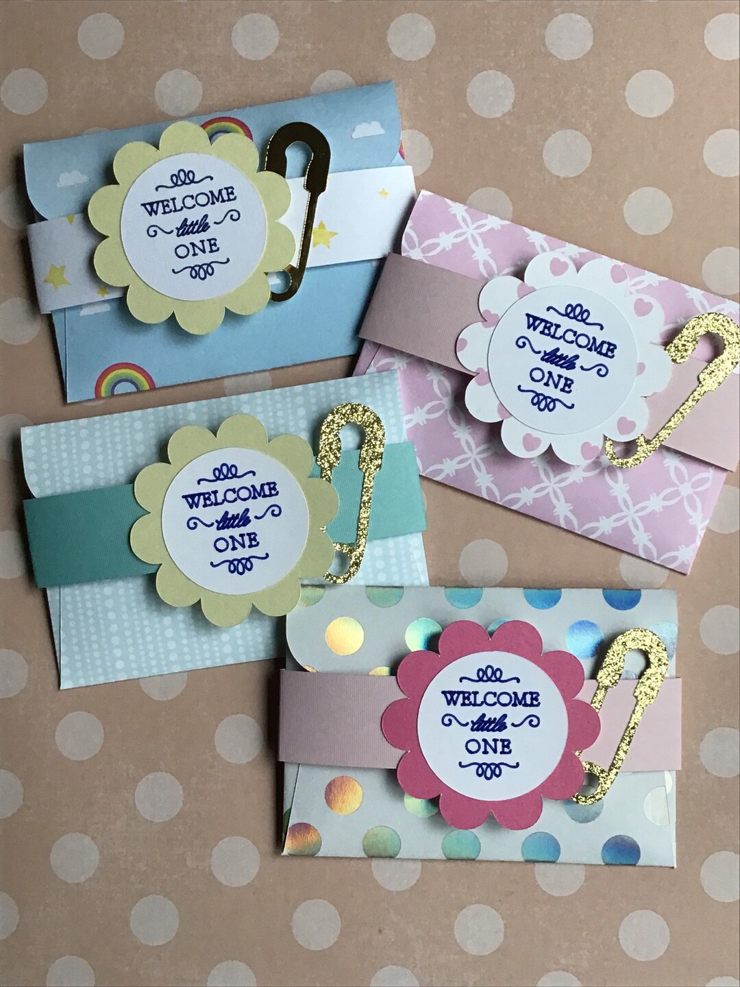 Gift Card Holder for Baby / Baby Diaper Gift Card Holder / Baby Gift Card Cash Holder