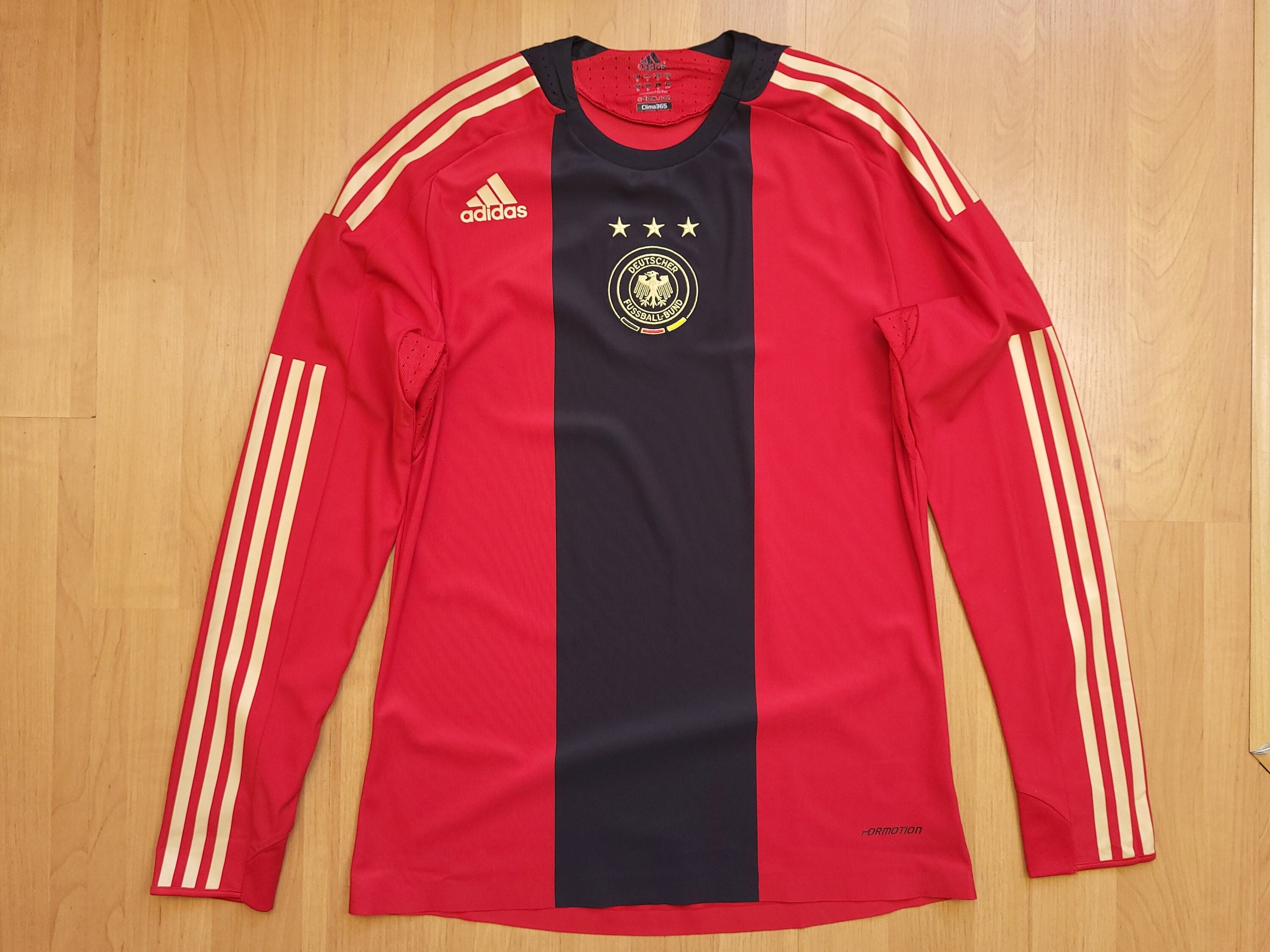 retorta burbuja Tormento Vintage Euro 2008 Player Issue Adidas Germany Away Longsleeve - Etsy