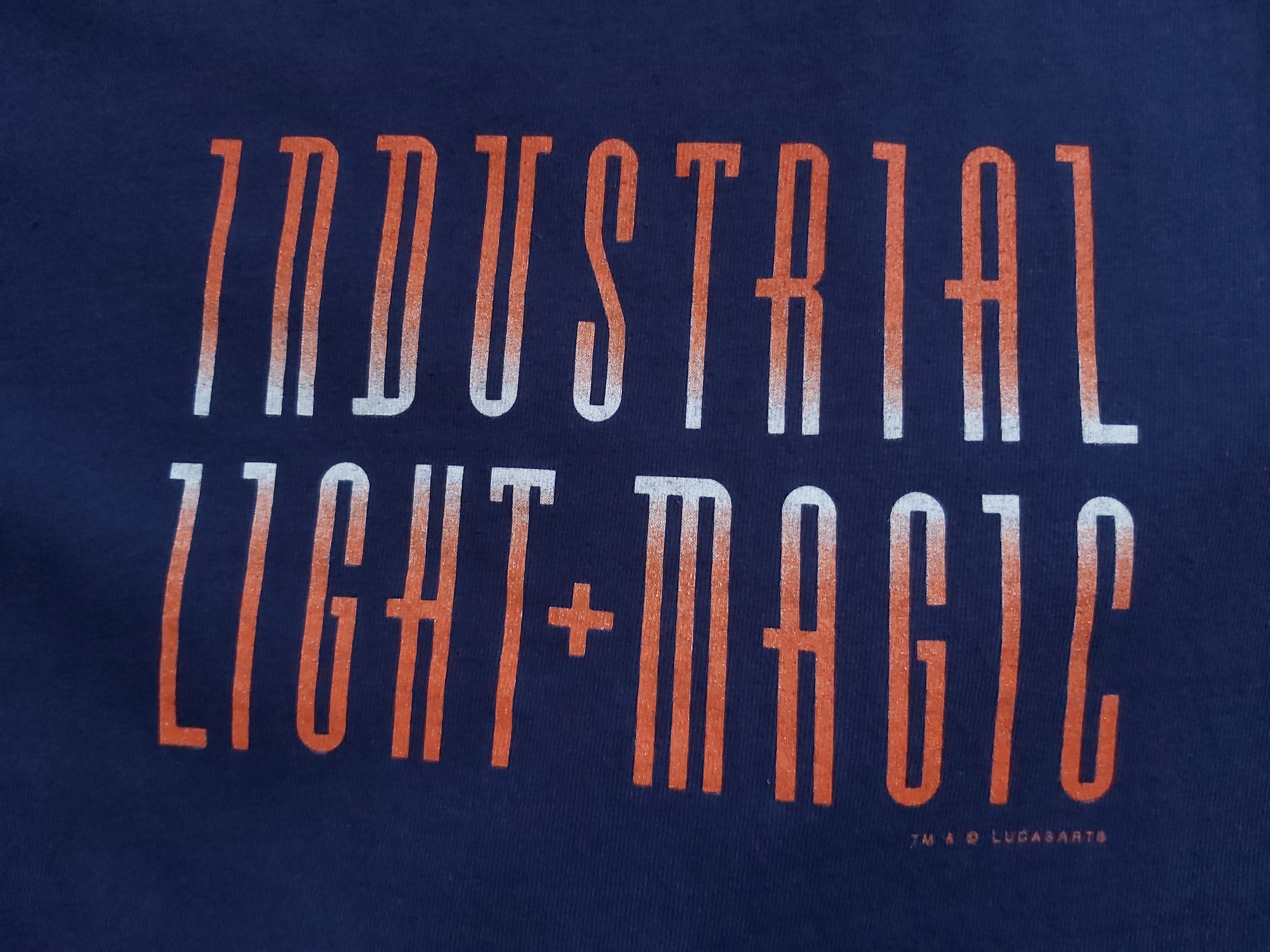 Rare Vintage 1992 Industrial Light and Magic Visual Effect Crew T 