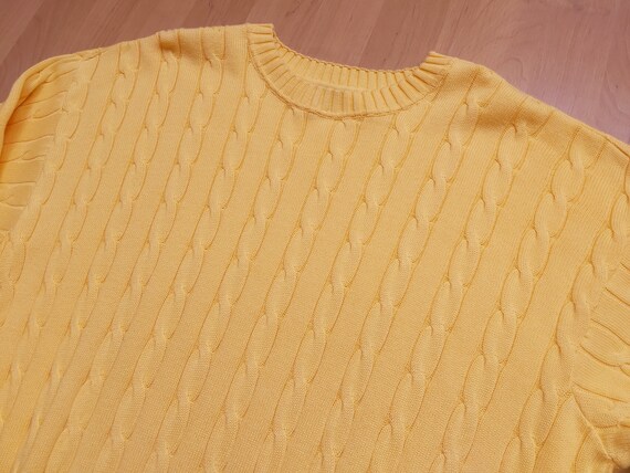Cable Knit Crewneck Sweater - Etsy