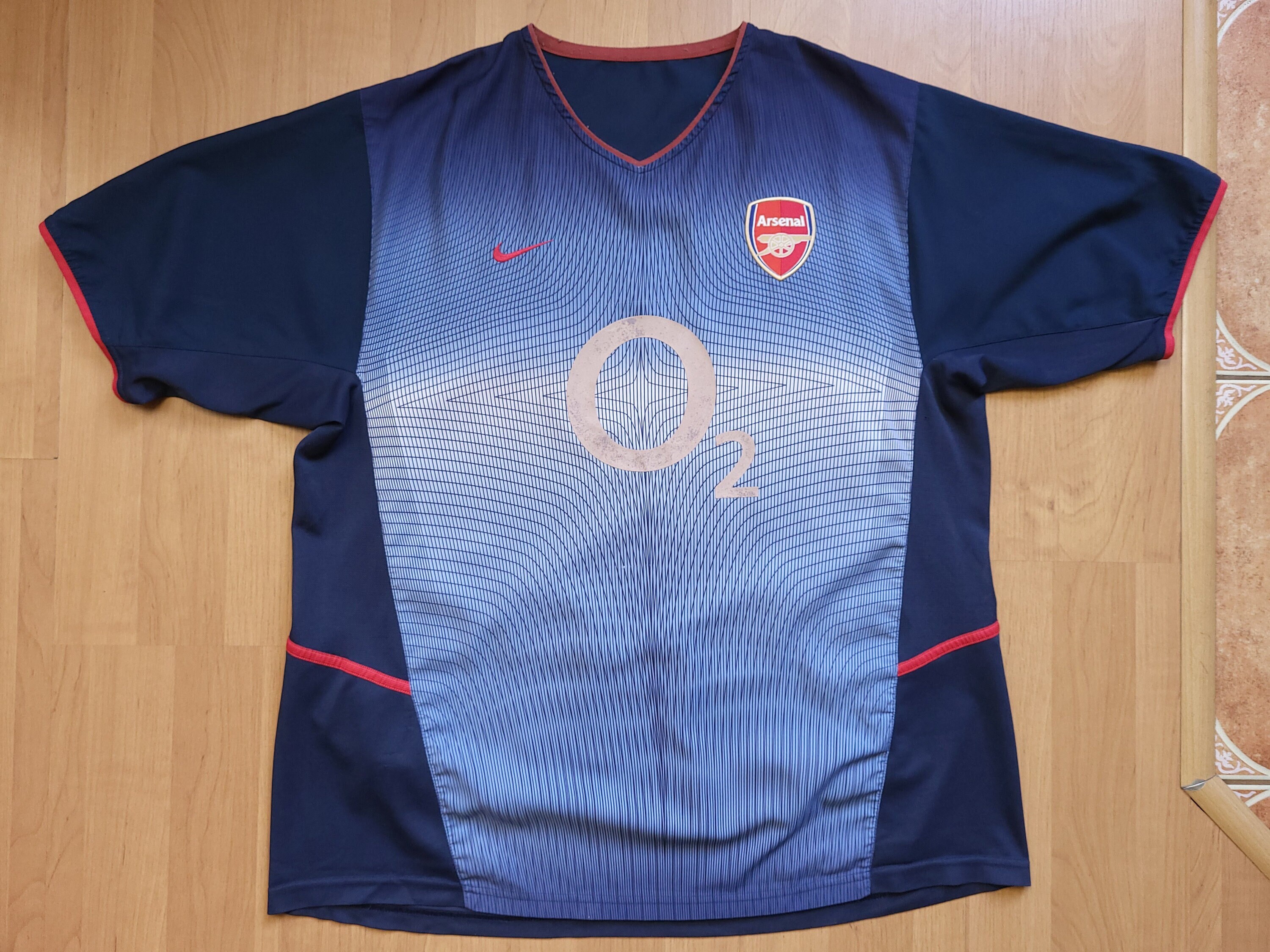02/04 Arsenal away uniform nike Vintage 2002-2004 Nike Arsenal