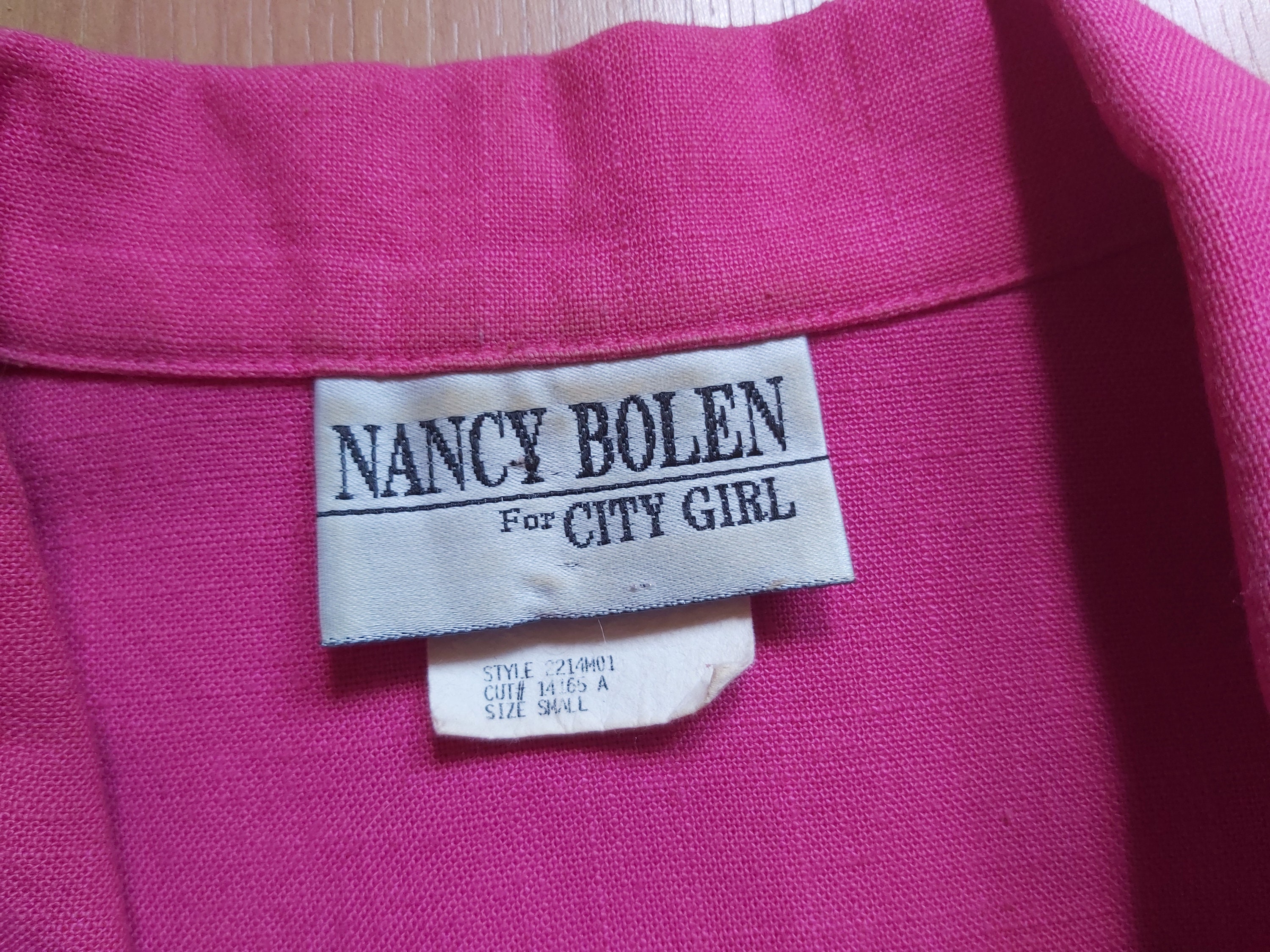 Vintage 1980s Nancy Bolen for City Girl Women's Applique Blazer Pink Short  Sleeved Collared Jacket Fancy Buttons Size S Made in USA -  New Zealand