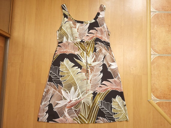 Vintage RJC Puanani Hawaiian Dress Sleeveless Flo… - image 1