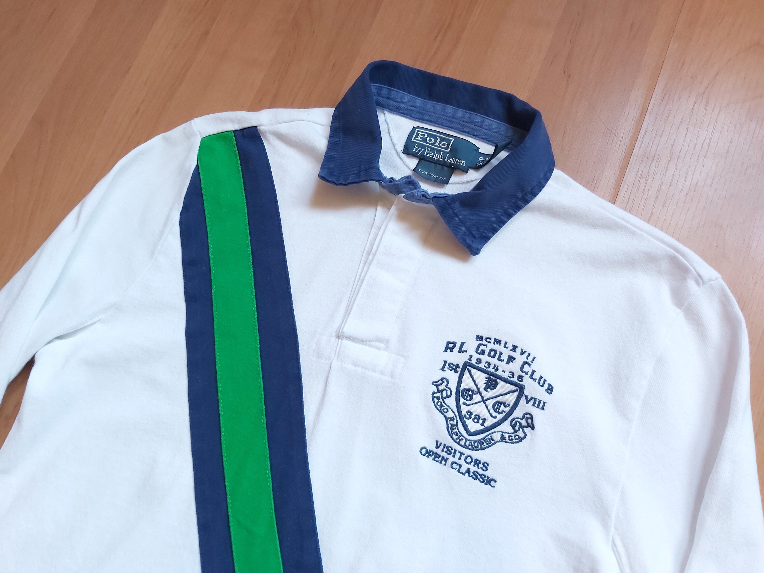 Vintage Polo Ralph Lauren Striped Rugby 