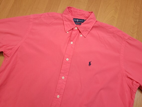 Salmon ralph cheap lauren shirt