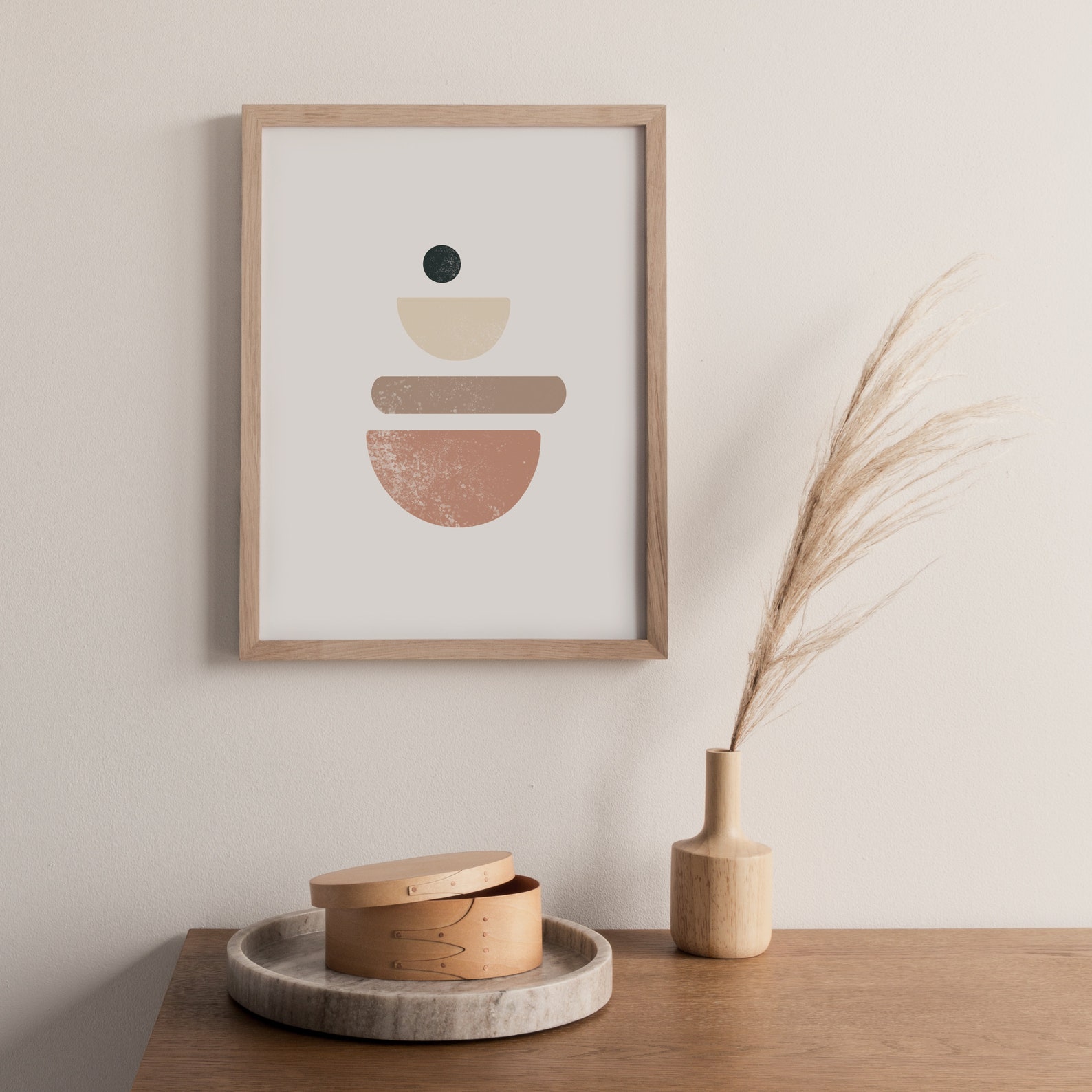 Boho Minimalist Wall Art Geometric Printable Abstract Art Etsy Sweden