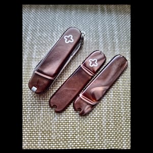 58mm Kirinite scales (Desert Camo) - Suitable for Victorinox.