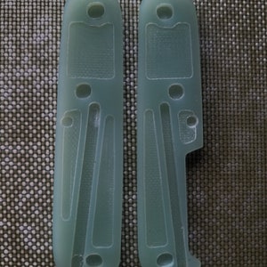 Jade G10 Scales Handles Glowing Cross custom replacement handles Suitable for 91mm Victorinox. image 7