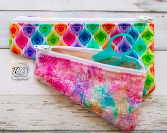 Bolsa com zíper para tesoura ITH, 5 tamanhos diferentes.