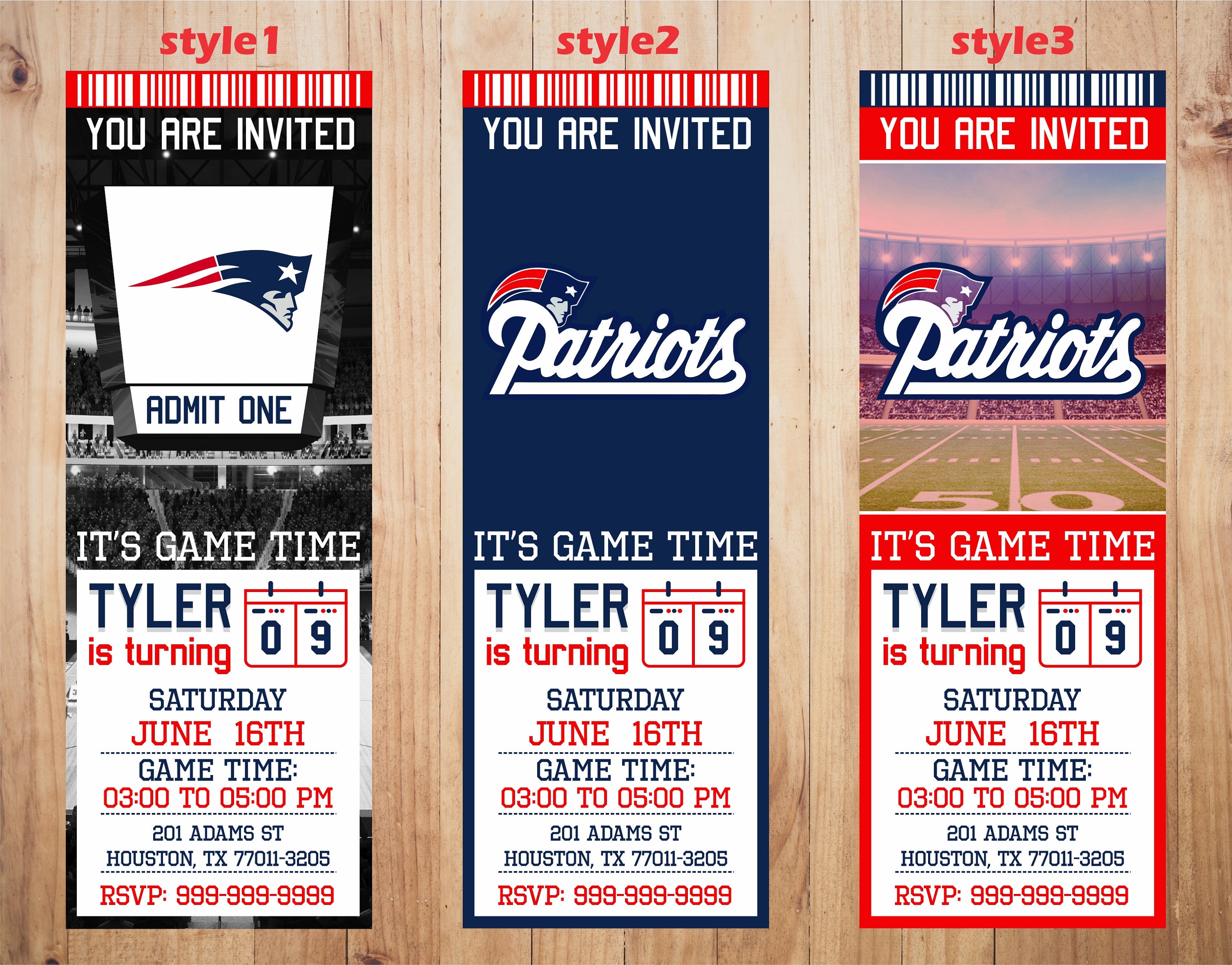 new england patriots invitation ne patriots birthday etsy