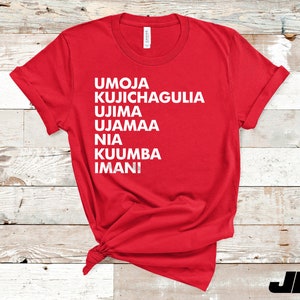 Kwanzaa Seven Principles Short-Sleeve Unisex T-Shirt image 7
