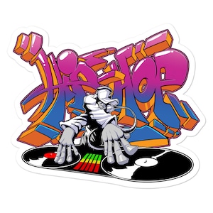 Adesivos de DJ HipHop