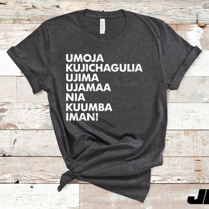 Kwanzaa Seven Principles Short-Sleeve Unisex T-Shirt image 5