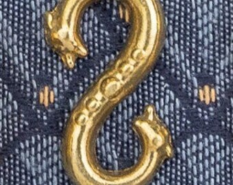 Crochets de serpent en laiton pour ceintures Renaissance Rapier