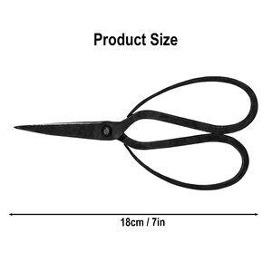 Cast iron scissors 7 inch image 2