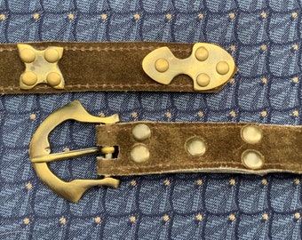 Medieval Belt - Square Plaques with Rivets