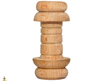 Kleine Holzspulen - Garnrollen, Bobbins (4er Set)