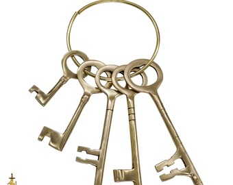 Brass Keys on a large brass ring