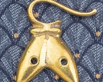 Triangular Brass Hook for 16th Century Rapier Hanger Sword Belts