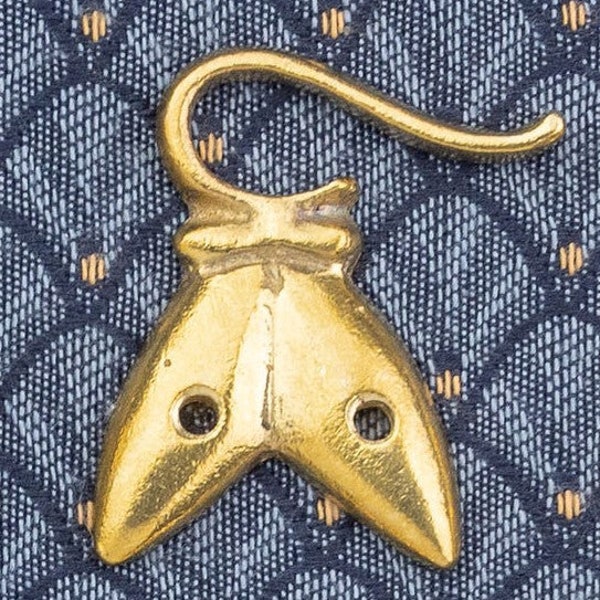 Triangular Brass Hook for 16th Century Rapier Hanger Sword Belts