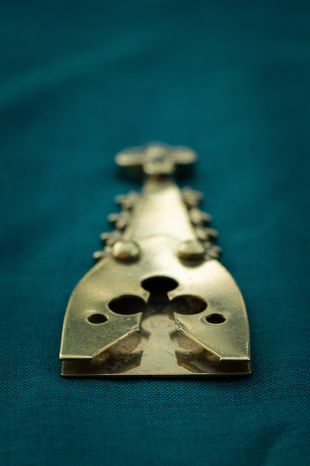 Trefoil Medieval Strap End Etsy