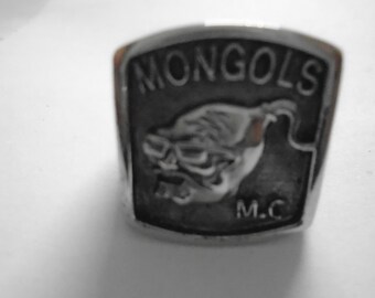 Acid washed Mongol's M C Ring size 11 super rare