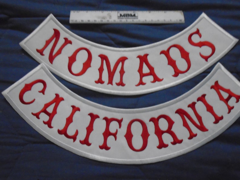 California M C Full Patch Set 13 pieces image 6