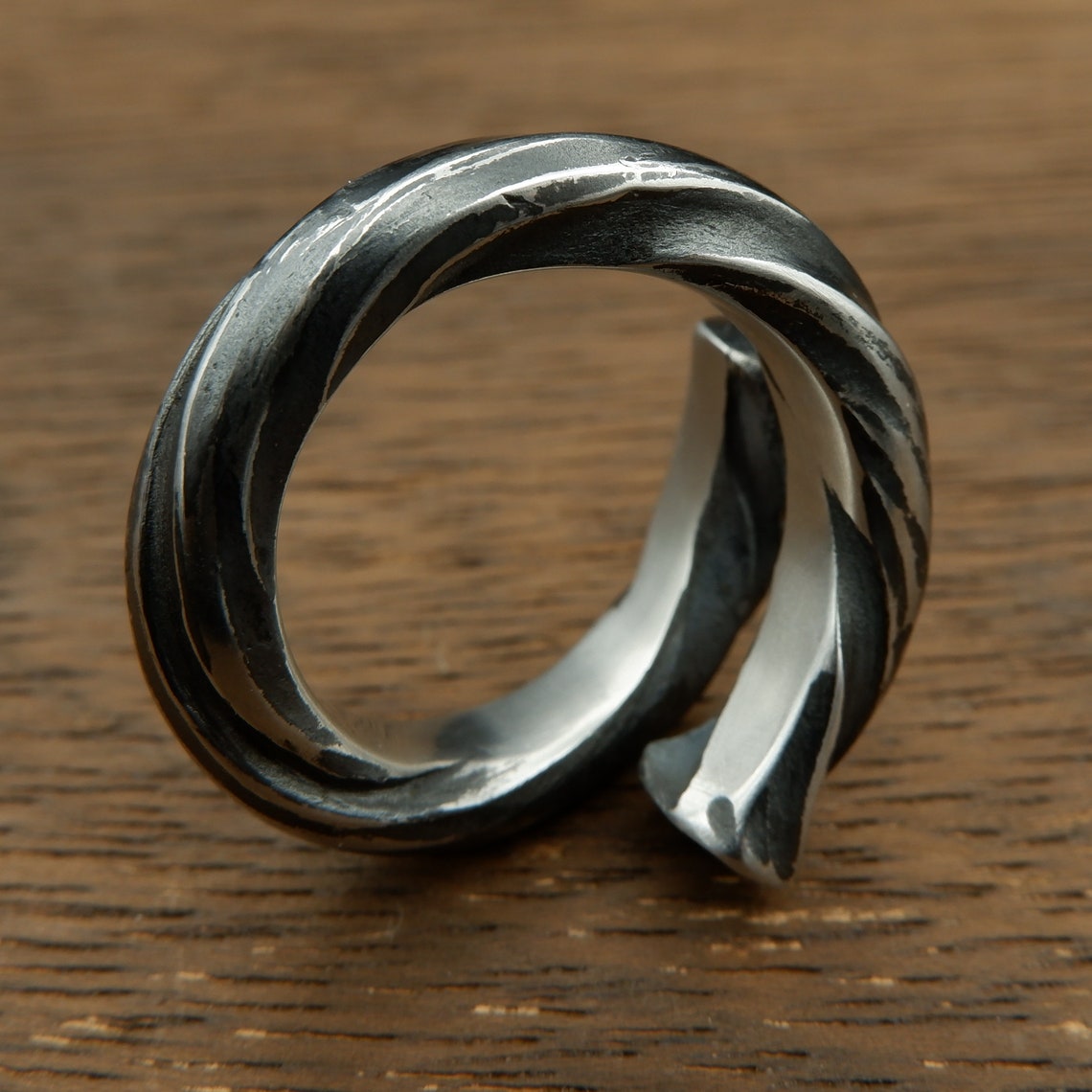 Twisted Ring Stainless steel ring Hand ring Etsy