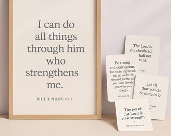 Gethelud 200 Carte Con Versetti Biblici - 60 Disegni Unici In Stile Acquerello - Mini Carte Ispirative E Motivazionali Per Donne Cristiane, Ideali Come Regalo Religioso O Segnalibro