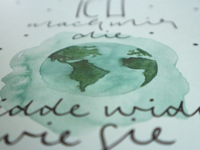 Poster A4 / A5 Pippi Langstrumpf Ich mach mir die Welt Zitat Etsy