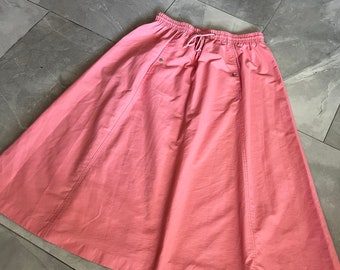 Vintage 90s Coral Catalina Midi Skirt