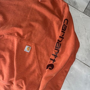 Harvest orange carhartt hoodie top