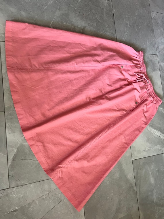 Vintage 90s Coral Catalina Midi Skirt - image 5